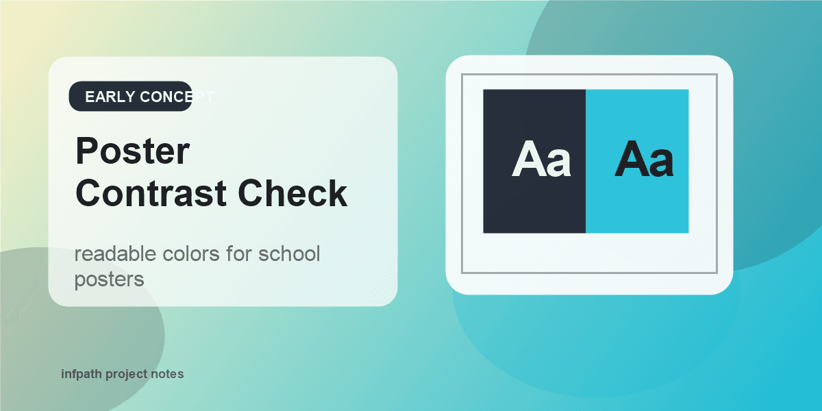 Poster Contrast Check