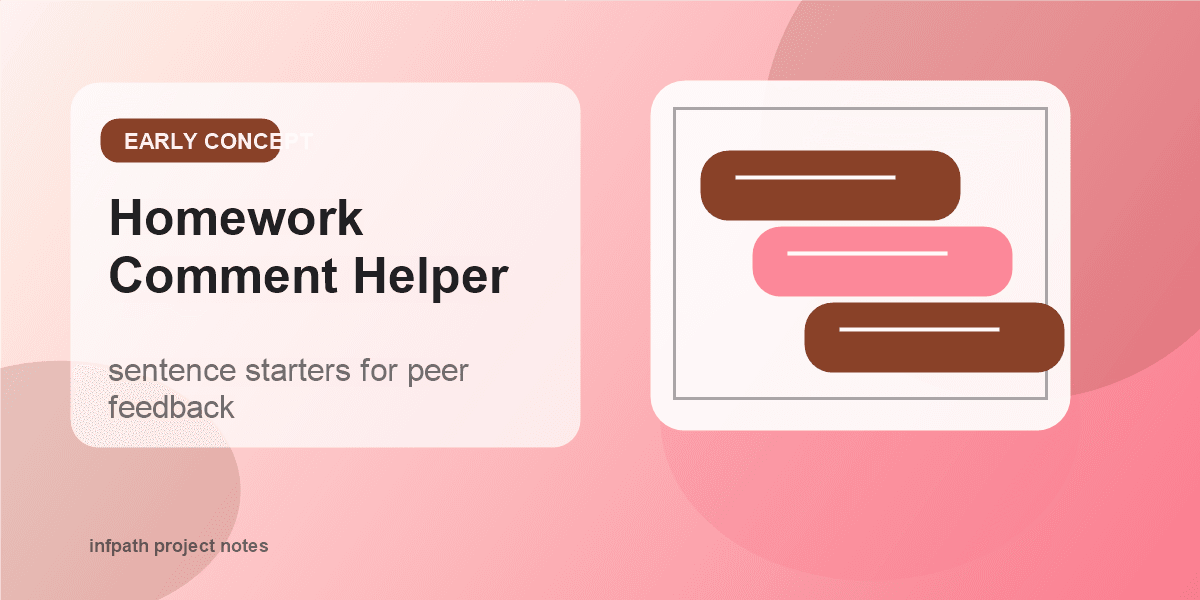 Homework Comment Helper