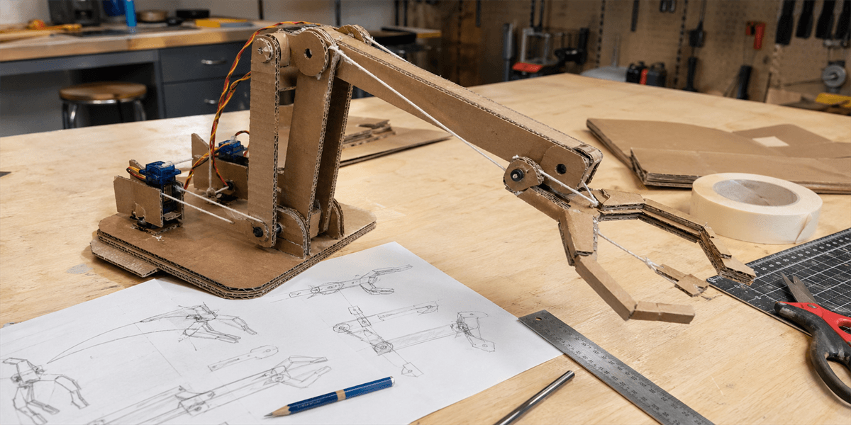 Cardboard Gripper Arm