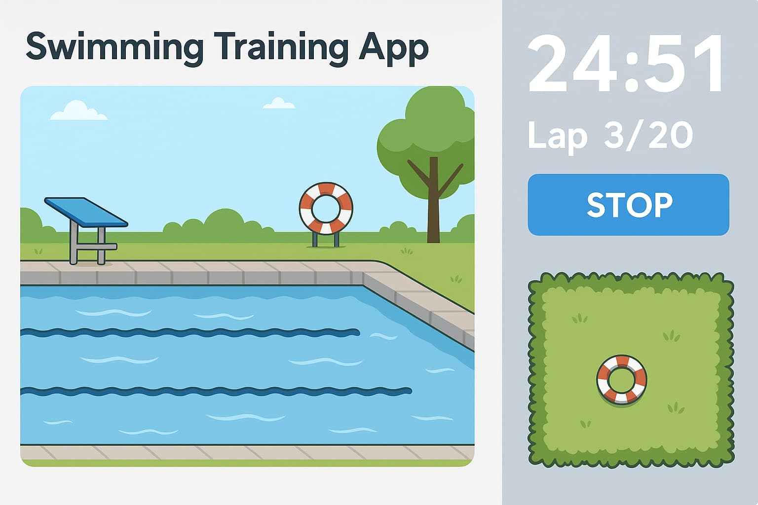 Swimming Training Assistant App