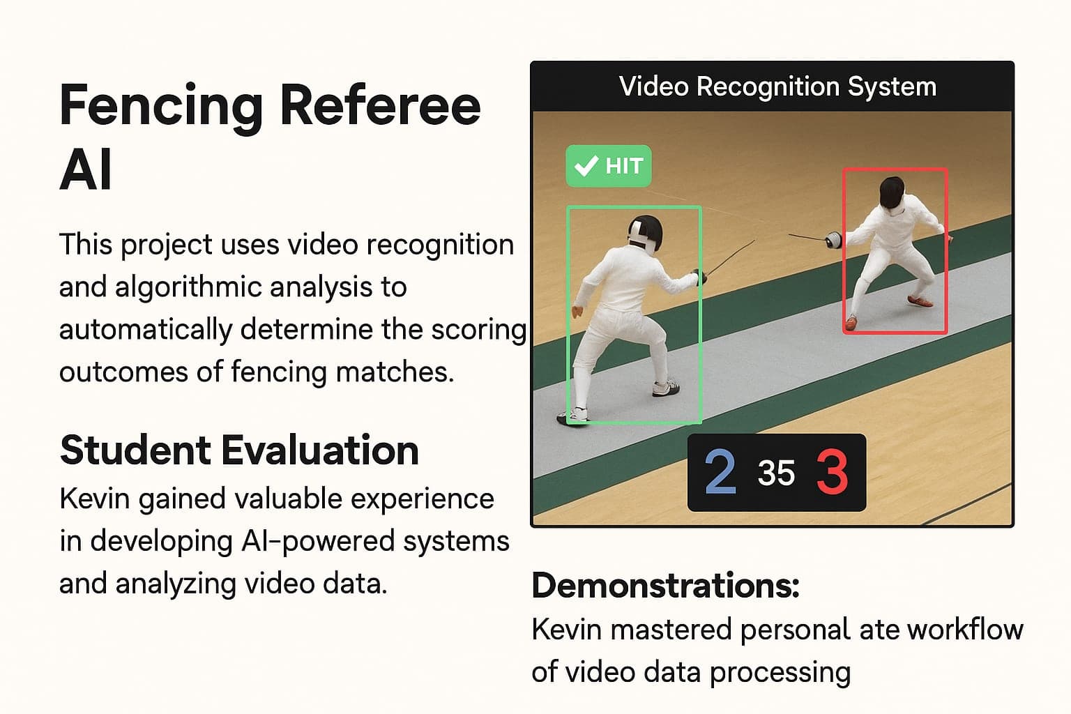AI-powered Fencing Referee System